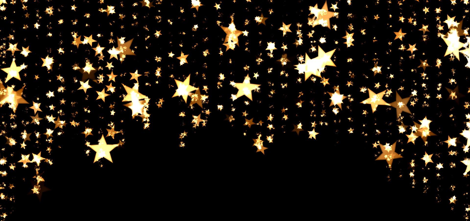 Golden Stars Representing the Article "Acquia Engage 2020 Award Nominations"