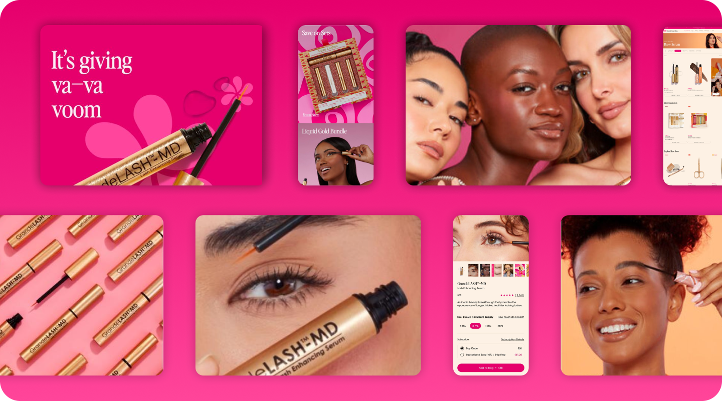Grande cosmetics site design